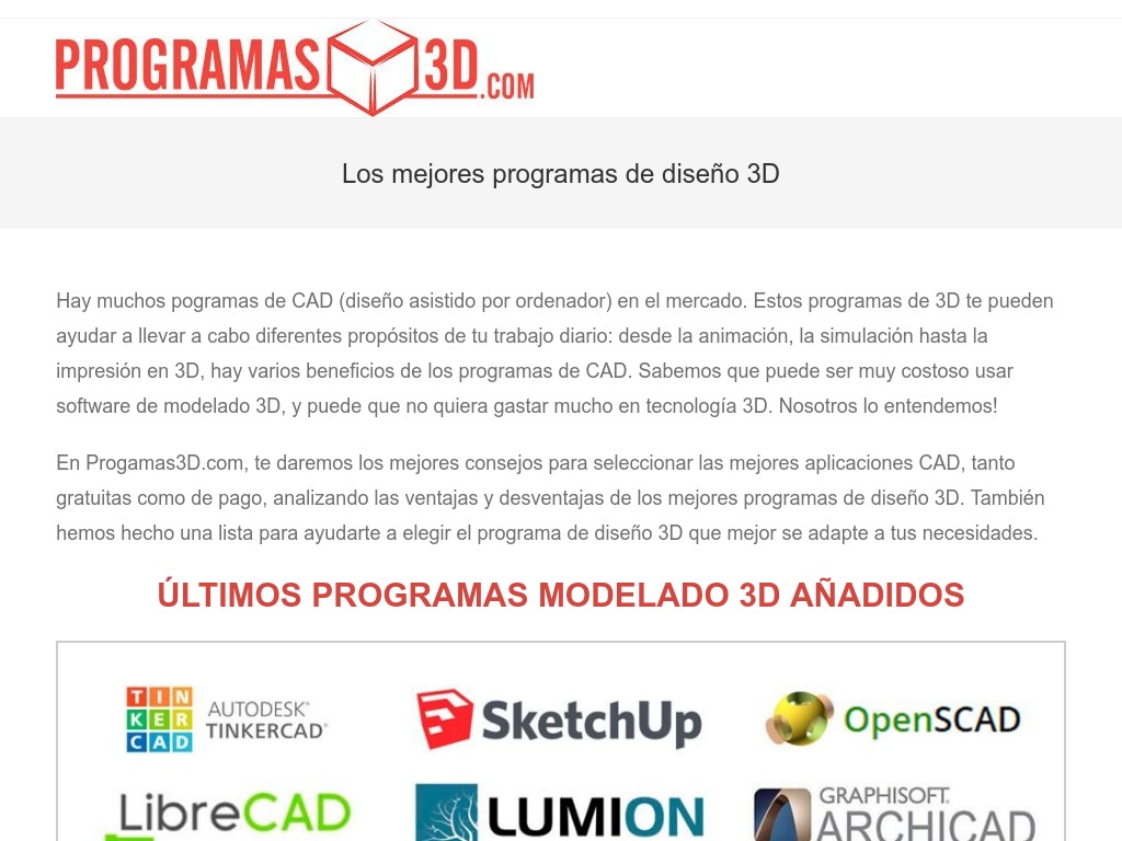 Los mejores programas de diseo 3D - Programas 3D