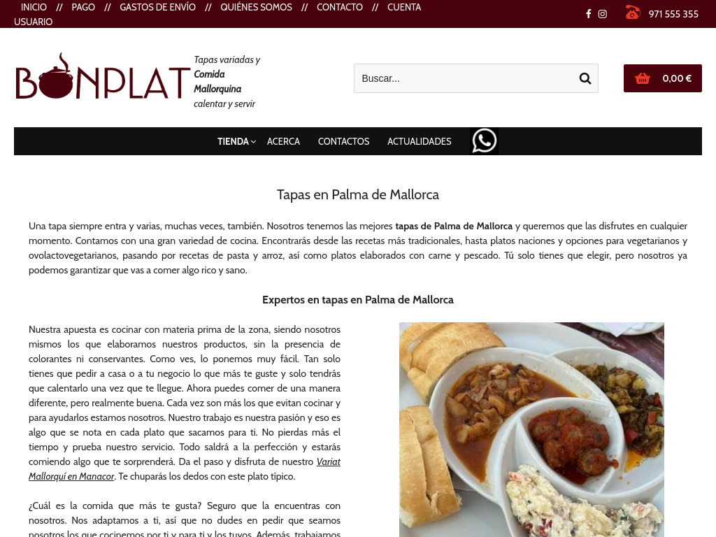 Tapas en Palma de Mallorca