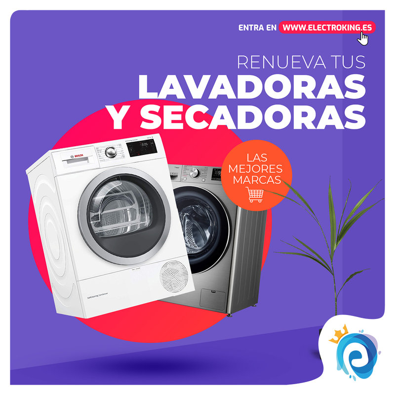 Comprar online lavadora de las mejores marcas | Electroking