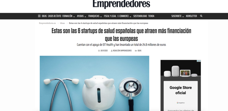 Arthex Biotech y Quibim entre las 6 startups de salud espaolas que atraen ms financiacin que las europeas