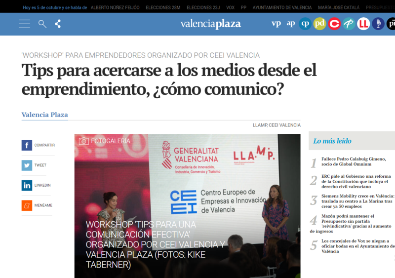 Tips para acercarse a los medios desde el emprendimiento, cmo comunico? -  Valencia Plaza